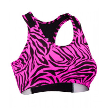 Rosa Zebra Sublimation Druck Sport BH